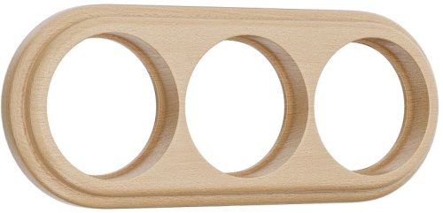 Рамка-ретро универсальная Werkel Legend 3-м. дерево светлый бук фото Рамка-ретро универсальная Werkel Legend 3-м. дерево светлый бук картинка